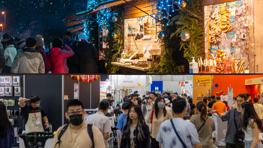 Commonalities between Christmas and Trade Shows